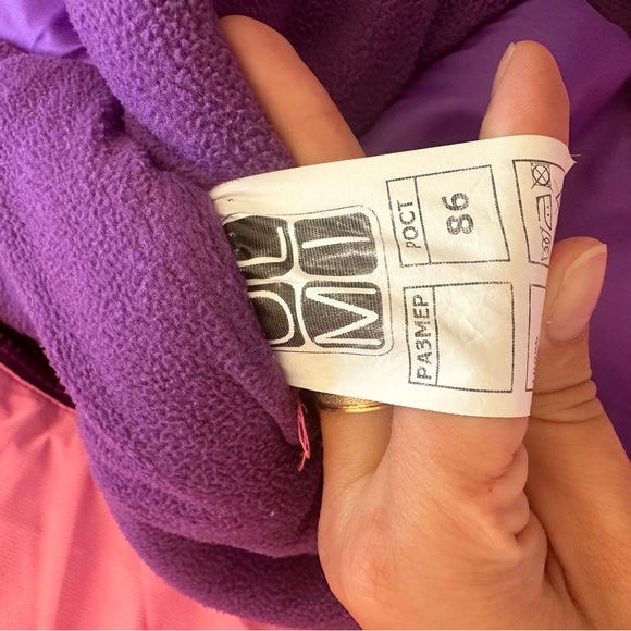 Girls snowsuit, size 1-2 years - Picture 2 of 10